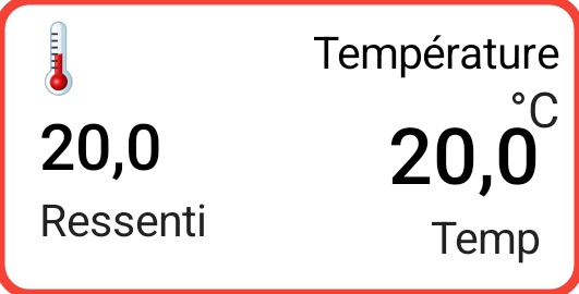 Tuile Température